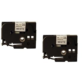TZ2312PK BLACK ON WHITE - FOR ALL TZ MACHINES 2 Tape Value Pack ( TZ2312PK ) by Brother