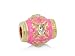 Lauren G Adams "Gabriella Beads" 18K Gold Plated Hot Pink Enamel Vintage Design CZ Bead Lauren G Adams "Gabriella Beads" 18K Gold Plated Hot Pink Enamel Vintage Design CZ Bead