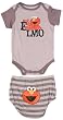 Sesame Street Newborn Baby Elmo Creeper Diaper Cover Set