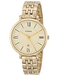 Fossil Womens ES3434 Jacqueline Analog Display Analog Quartz Gold Watch