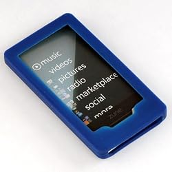 Premium Blue Thick Gel Silicon Skin for the Microsoft Zune HD 16, 32
