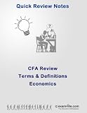 CFA Review: Economics Terms Review Notes)