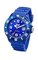 Ice-Watch Unisex-Armbanduhr Medium Big Sili Forever blau SI.BE.U.S.09
