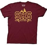 Buffy the Vampire Slayer SHS Sunnydale High School Maroon Adult T-shirt Tee