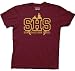 Buffy the Vampire Slayer SHS Sunnydale High School Maroon Adult T-shirt Tee