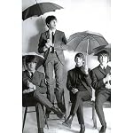 The Beatles Umbrellas Music Poster Print