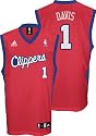 Baron Davis Youth Jersey: adidas Red Replica #1 Los Angeles Clippers Jersey