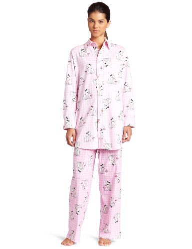 Hue Sleepwear Womens Slurpy Dog Boyfriend Sleepshirt