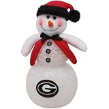 NCAA Georgia Bulldogs 10'' Light-Up Tabletop Snowman
