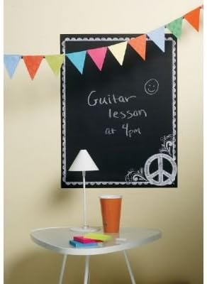 WalliesÂ® The Amazing 19" x 25" Peel & Stick Chalkboard Sheet Peace (EA) x Quantity of 1