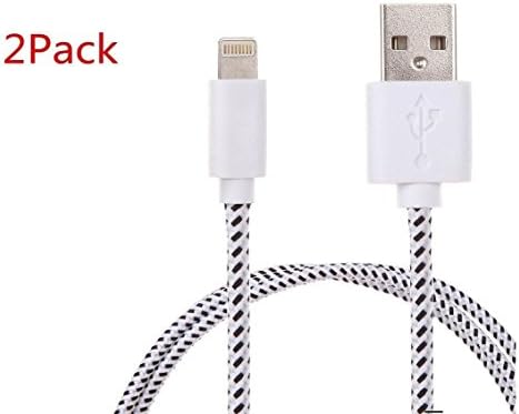 TTGF(TM),2 PCS 10 Feet 8 Pin Lightning Cable Charging Cord for iPhone 6, iPhone 6 Plus, Charging Cable for iPhone 5S, iPhone 5, iPhone 5C, Charger Cord for iPad Air 2, iPad Air, iPad 4, iPad mini 3 2 1, iPod touch 7, High Quality(For IOS8)