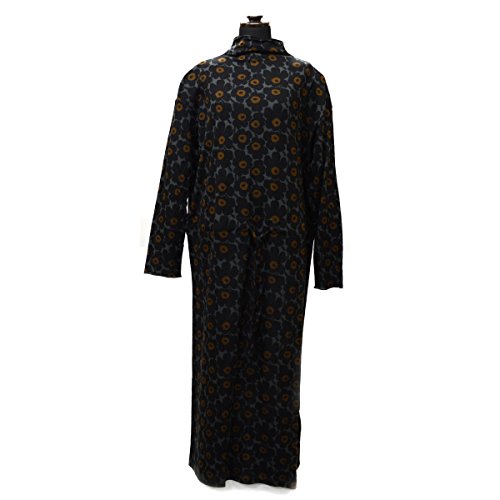 (マリメッコ) MARIMEKKO grey/black/orange NINA ボトルネック ワンピース M #042776 992 並行輸入品