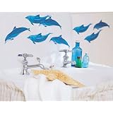 DOLPHIN wallpaper wallies Wall paper DECORATIONS border by Wallies
