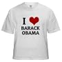 I Love Barack Obama Election 2008 Custom T-Shirt S-XL