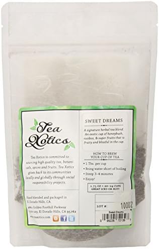 Tea Xotics Tea Blend, Sweet Dreams- Herbal, 1.75 Ounce