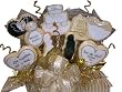 Blissfull Wishes Wedding Bouquet 9 Cookies