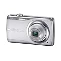 Casio EXILIM EX-Z550 SR Digitalkamera (14 Megapixel, 4-fach opt. Zoom, 6,9 cm Display, Bildstabilisator) silber