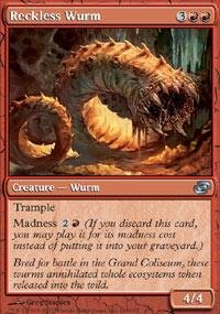 Magic: the Gathering - Reckless Wurm - Planar Chaos