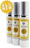 SHESSENTIALS Vitamin C Serum For Face with Hyaluronic Acid and Vitamin E + D - Reverse the Signs of Aging, Look and Feel 10 Years Younger! 1.7oz/50ml Airless Pump Bottle Loaded with Antioxidants and Skin-healing Ingredients to Get Rid of Wrinkles and Get Brighter More Radiant Skin - The ONLY Face Serum with a 100% Satisfaction Guarantee