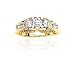 14K Yellow Gold 1 ct. Diamond Bridal Engagement Ring
