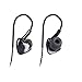 GranVela S50 Sport Earphones Noise Isolating In-Ear Headphones with Memory Wire/Memory Foam and Microphone (Black)