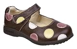 pediped Flex Giselle Mary Jane (Toddler/Little Kid),Chocolate Brown,30 EU (12.5-13 M US Little Kid)