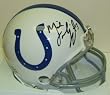 Mike Vanderjagt Signed Colts Mini Helmet