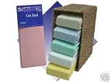 2 x Cot Bed Fitted Sheet,100%Cotton-Size:70 x140cm MADE IN E.E.C