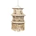 Hanging Cotton Crochet Lampsheds With 3 Rings