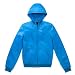 Marc By Marc Jacobs Lambskin Leather Hooded Hoodie Jacket Coat Turquoise