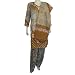 Punjabi Salwar Kameez Cotton Embroidered Dress Size (L/40)