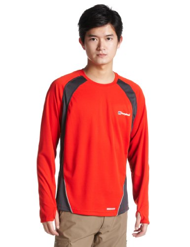 Berghaus Herren Funktionsshirt Active Base Crew Long-sleeve AM, blazered/thunder, L, 4-341 Preisvergleich
