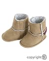 Bright Bots Ugg Boot Style Slippers in Sand size 6-12 months