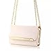 Life Sweetly White Premium Luxury Purse Handbag Case Wallet Leather with Metal Chain Strap for Apple iPhone 6 Plus 5.5 Inch