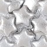 Silver Milk Chocolate Stars (1/2 Lb - Approx 22 Pcs)