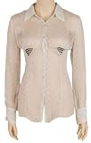 CRINKLE SILK CHIFFON BLOUSE