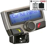 Parrot CK3100 Advanced Bluetooth Car Kit - Black with gift for AT&T Tilt Audiovox HTC Faraday / Cingular 2125 Audiovox HTC Wizard Cingular 8100 / 8125 Blackberry Curve 8300 8310 8320 HTC Cingular 3125 HTC TyTN Cingular 8525 Helio Fin