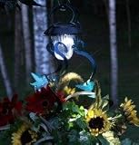 Hummingbird Solar Hanging Basket