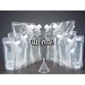 Genuine Rum RunnerÂ® Smuggler's Revenge Kit 4 32oz, 2 16oz and 2 8oz Flasks Plus a Funnel