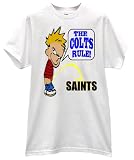 GO COLTS FAN PRIDE BOY PEE ON THE SAINTS FOOTBALL T SHIRT jersey