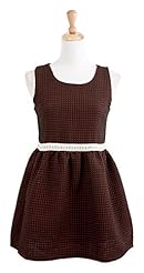 Polyester Sleeveless Houndstooth Print  Dress