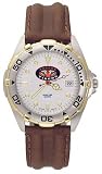 Auburn Tigers Mascot All Star Mens Leather Watch