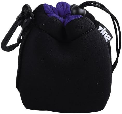 Zing SPBK1 Small Drawstring Lens Pouch (Black)  Ukes DSLR SLR Padded Neoprene Camera Case with Ultra Soft Interior, Reinforced Seams, Accessory Pocket, and Lens Cloth (The Piñas)  JAKAGO Shockproof Camera Insert Bag for SLR DSLR Mirrorless Camera Lens Flash Light Accessories Camera Pouch with Adjustable Dividers for Canon Nikon Sony Water Resistant Camera inner case(Black)  Case Logic Medium Camera Case TBC-403 & Point and Shoot Camera Case TBC-402