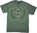 Grateful Dead Reduce Reuse Renew Olive Green Mens T-Shirt Tee