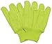 Canvas Gloves, Cotton, L, High Visibility Yellow, PR