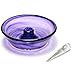 Glass Debowler Purple Soft Glass Ashtray made in U.S.A. by Debowler