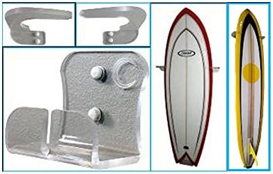 Vertical Flush Style Board Acrylic Surfboard Wall Racks On The Wall Racks B7-38-VNF