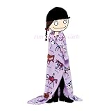 Horse Riding Pony Fleece Blanket