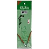ChiaoGoo Circular 12-inch (30cm) Bamboo Dark Patina Knitting Needle; Size US 5 (3.75mm) 2012-5