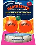 PoolTrends PTHK05 HeatKeeper Pool Blanket-In-A-Capsule for 5,000 Gallon Pools, 2-Pack